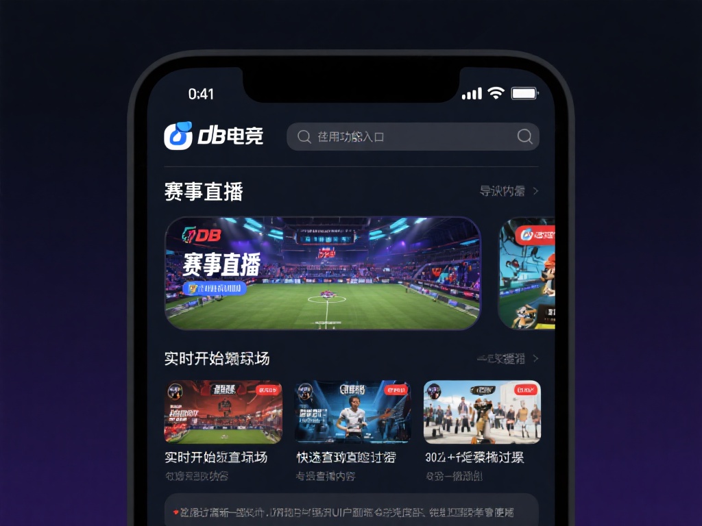 使用db电竞软件的赛事直播功能，首先需要找到正确的